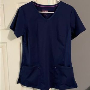 Healing hands scrubs navy